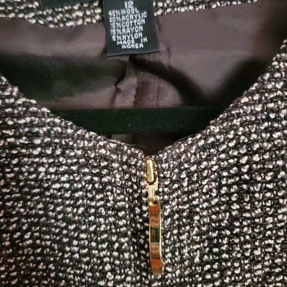 Vintage Brown Blazer Jacket 12 - Picture 2 of 7